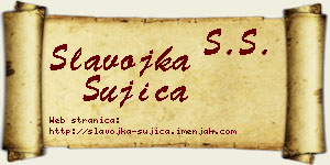 Slavojka Šujica vizit kartica